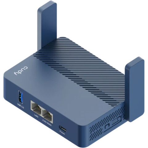Маршрутизатор Cudy TR3000, AX3000 2.5G Wi-Fi 6 Router w USB, 2×1000Mbps RJ45, USB Type-C power in.
