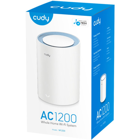 Система WiFi Cudy M1200(1-pack), AC1200 Wi-Fi Mesh Solution