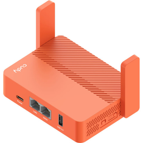 Маршрутизатор Cudy TR1200, AC1200 Wi-Fi Mesh Router w USB, 2×10/100Mbps RJ45, USB Type-C power in.