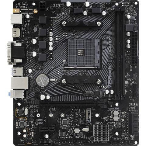 ASRock B550M-HDV (AM4/B550, 2*DDR4, PCIex16, DVI/HDMI/VGA, 4xSATA, M.2, GLan, 7.1ch, mATX)