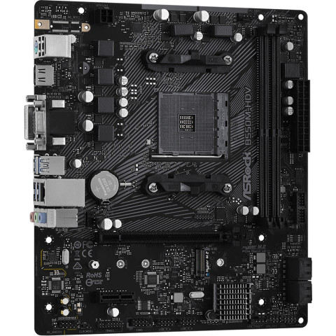 ASRock B550M-HDV (AM4/B550, 2*DDR4, PCIex16, DVI/HDMI/VGA, 4xSATA, M.2, GLan, 7.1ch, mATX)