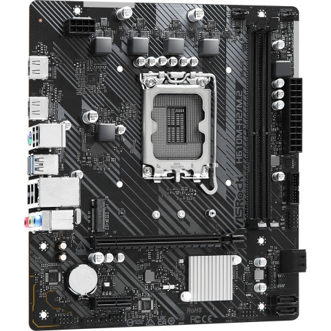 ASRock H610M-H2/M.2 (1700/H610, 2*DDR4, 1xPCIex16, 2xHDMI, 4xSATA, M.2, GLan, 7.1ch, mATX)
