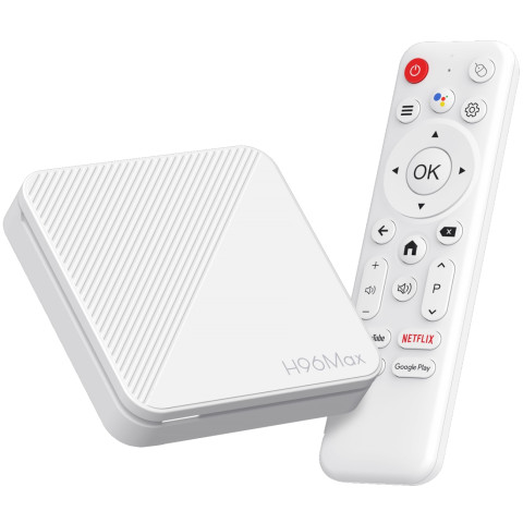 TV Медіаплеєр H96 MAX H313 2/16Gb/ Allwinner H313/ Android 14/ WiFi 2.4G+5G/LAN:100M