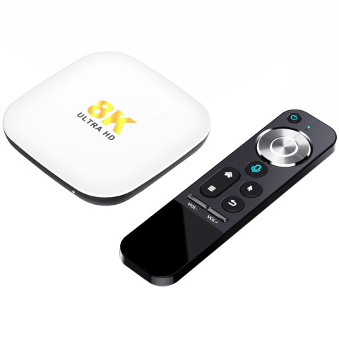 TV Медіаплеєр H96 MAX M2 4/32Gb/ Rockchip RK3528/ Android 13/ WiFi 2.4G+5G/ LAN:1000M/ BT пульт