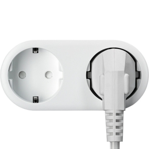 Power filtr 1.8м Defender ES1.8, 5 розеток, білий