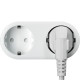 Power filtr 1.8м Defender ES1.8, 5 розеток, білий