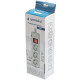 Power filtr 3.0м Gembird , 3 розетки, чорний, 220 В, 50 Гц, 16A