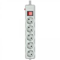 Power filtr 4.5м Gembird , 5 розеток, сірий, 220 В, 50 Гц, 16A