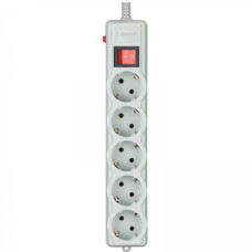 Power filtr 4.5м Gembird , 5 розеток, сірий, 220 В, 50 Гц, 16A