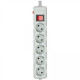 Power filtr 4.5м Gembird , 5 розеток, сірий, 220 В, 50 Гц, 16A
