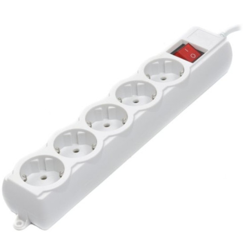 Power filtr 4.5м Gembird , 5 розеток, сірий, 220 В, 50 Гц, 16A