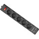 Power filtr 1.8м Defender DFS751, 5 розеток, 2xUSB, 2.1A