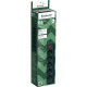 Power filtr 1.8м Defender ES1.8, чорний, 5 розеток, з вимикачем