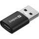 Мікрофон петличний Sandberg Streamer USB Clip USB-A/USB-C, провідний, кабель 3м, чорний
