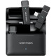Бездротовий подвійний петличний мікрофон Vention USB-C 2-Pack Wireless Lavalier with Charging Case