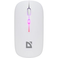 Мишка Defender Coda MB-261 бездротова, Bluetooth+2.4 ГГц, ігрова, 3 кн. 1600 dpi, 300mAh, біла