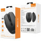 Мишка XTRIKE ME GW-224, бездротова Bluetooth+2.4G 1600dpi., 6кн., Silent, чорна