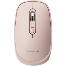 Мишка XTRIKE ME GW-119, бездротова Bluetooth+2.4G, 1600dpi., 4кн., Silent, Рожева