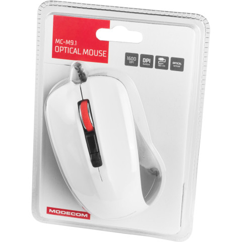 Мишка Modecom MC-M9.1, 4кн., 1600dpi, чорно-біла