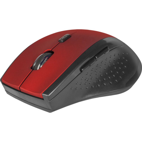 Мишка Defender Accura MM-365, бездротова, 6 кн. до 1600 dpi, червона