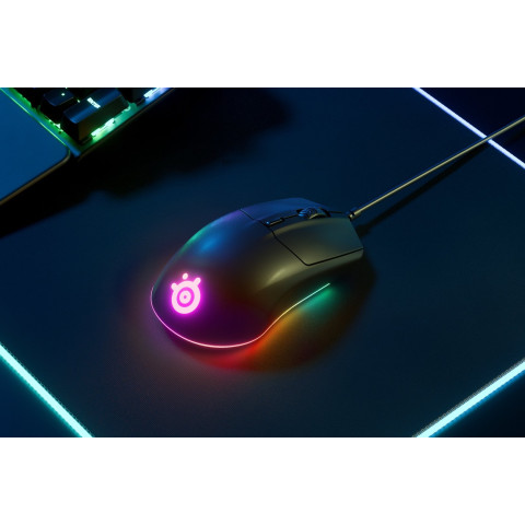 Мишка SteelSeries Rival 3 Gen 2, RGB, Black