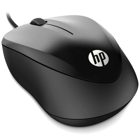 Мишка HP 1000 Wired Mouse, 3 кн., 1200 dpi, чорна