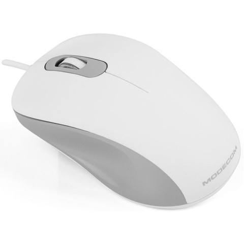Мишка Modecom MC-M10S, 3кн., 1000dpi, Silent, біла