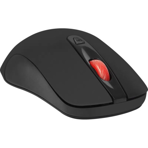Мишка Defender Nexus MS-195 бездротова, 4 кн. до 1600 dpi, безшумна, чорна