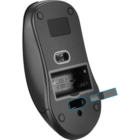 Мишка Defender Nexus MS-195 бездротова, 4 кн. до 1600 dpi, безшумна, чорна