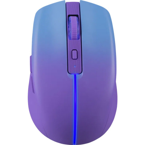 Мишка Defender Mystery MM-301, бездротова Bluetooth+2.4G, 1600 dpi., 4кн., 500mAh, LED, фіолетова