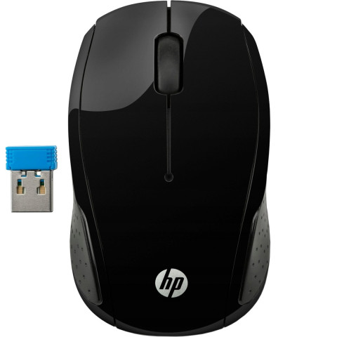 Мишка бездротова HP 200 Black Wireless Mouse, 3 кн., 1000 dpi, чорна