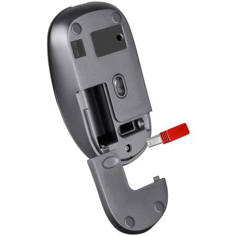 Мишка Defender Wave MM-995, бездротова, 4 кн. до 1600 dpi, безшумна, чорна