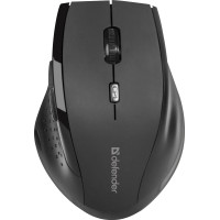 Мишка Defender Accura MM-365, бездротова, 6 кн. до 1600 dpi, чорна
