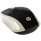 Мишка бездротова HP 200 Silk Gold Wireless Mouse, 3 кн., 1000 dpi, чорно-золотиста