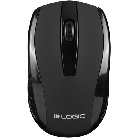 Мишка LogicConcept LM-31, бездротова, 1200dpi, 3кн., USB, чорна
