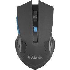 Мишка Defender Accura MM-275, бездротова, 6 кн. до 1600 dpi, синій