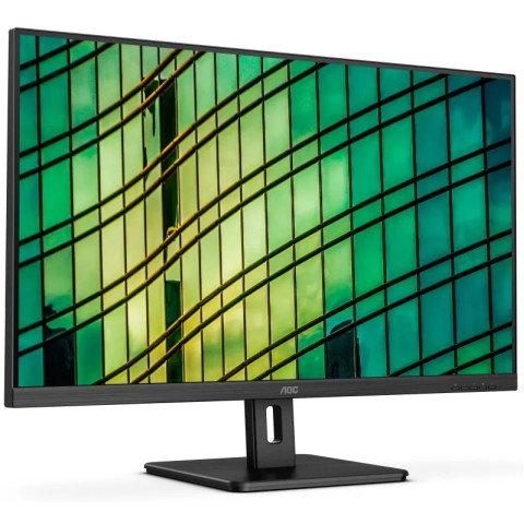 TFT 31.5" AOC U32E2N, VA, UHD, DP, HDMI x 2, колонки, чорний