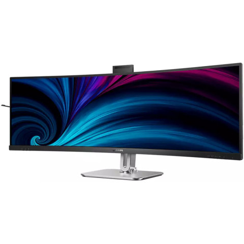 TFT 48.8" Philips 49B2U6900CH, VA 5120x1440, вигн., 2xHDMI, DP, 2xUSB-C, RJ-45, USB-hub, cam,HAS,кол