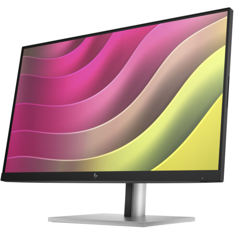 TFT 23.8" HP E24t G5, IPS, 75Hz, сенсорний, HDMI, DP, USB-hub, HAS, Pivot, чорно-сріблястий
