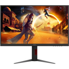 TFT 27" AOC U27G4XM, Fast IPS, 160Гц, 2хHDMI, DP, USB-hub, HAS, Pivot, чорно-червоний