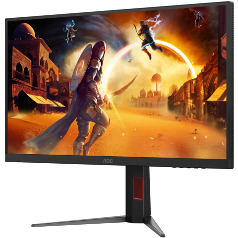 TFT 27" AOC U27G4XM, Fast IPS, 160Гц, 2хHDMI, DP, USB-hub, HAS, Pivot, чорно-червоний