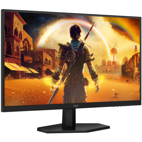 TFT 27" AOC Q27G42XNE, QHD, Fast VA, 180Гц, HDMI, DP, колонки, чорно-червоний