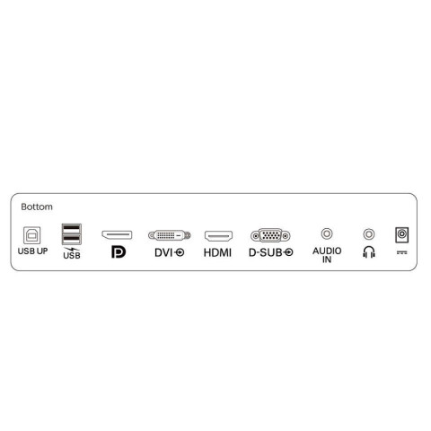 TFT 23.8" Philips 242B9TL, сенсорний (10 дотиків), IPS, VGA, HDMI, DVI-D, DP, USB, HAS, колонки