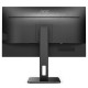 TFT 27" AOC U27P2CA, IPS 4K UHD, 4ms, HDMIx2, DP, USB hub, USB-C, HAS, Pivot, колонки, чорний