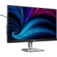 TFT 27" Philips 27B2U4601, QHD IPS,120Hz, HDMI,DP,USB-hub,USB-C, RJ45, HAS, Pivot, кол.,темно-сірий