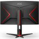 TFT 27" AOC C27G2Z3/BK, VA, 280Гц, 0,5ms, вигнутий, HDMIx2, DP, HAS, чорний з червоним