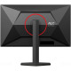 TFT 27" AOC Q27G4ZR, QHD, Fast IPS, 240Hz, 0,3ms, 2xHDMI, DP, HAS, Pivot, кол., чорно-червоний