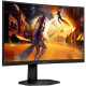 TFT 27" AOC C27G4ZXU, Fast VA, вигнутий, 280Hz, 2xHDMI, DP, USB-hub, HAS, колонки, чорний
