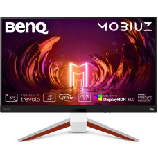 TFT 27" BenQ EX2710U, 4K UHD, IPS, 144Hz, 1 мс, 2хHDMI, DP, USB-hub, HAS, колонки, білий