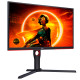 TFT 24.5" AOC 25G3ZM/BK, VA, 240Гц, 0,5 мс, 2х HDMI, DP, USB-hub, HAS, Pivot, чорний